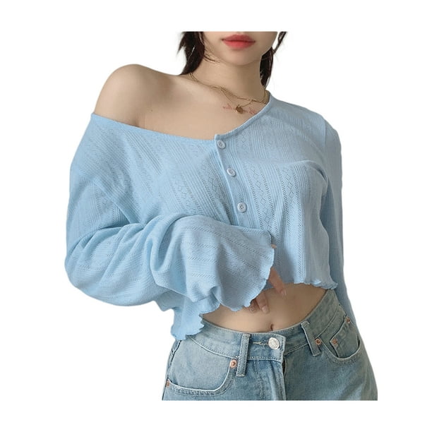 Womens Long Sleeve Tops,Women V-Neck Solid Long Sleeve Loose T-Shirt Tops Knitting Sweater Blouse Coffee Womens Long Sleeve Tops,Women V-Neck Solid Long Sleeve Loose T-Shirt Tops Knitting Sweater Blouse Coffee